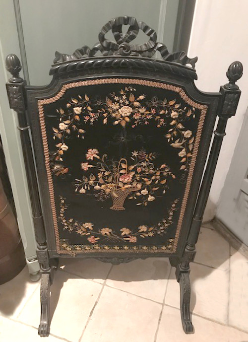 french antiuqe louis xvi fire screen